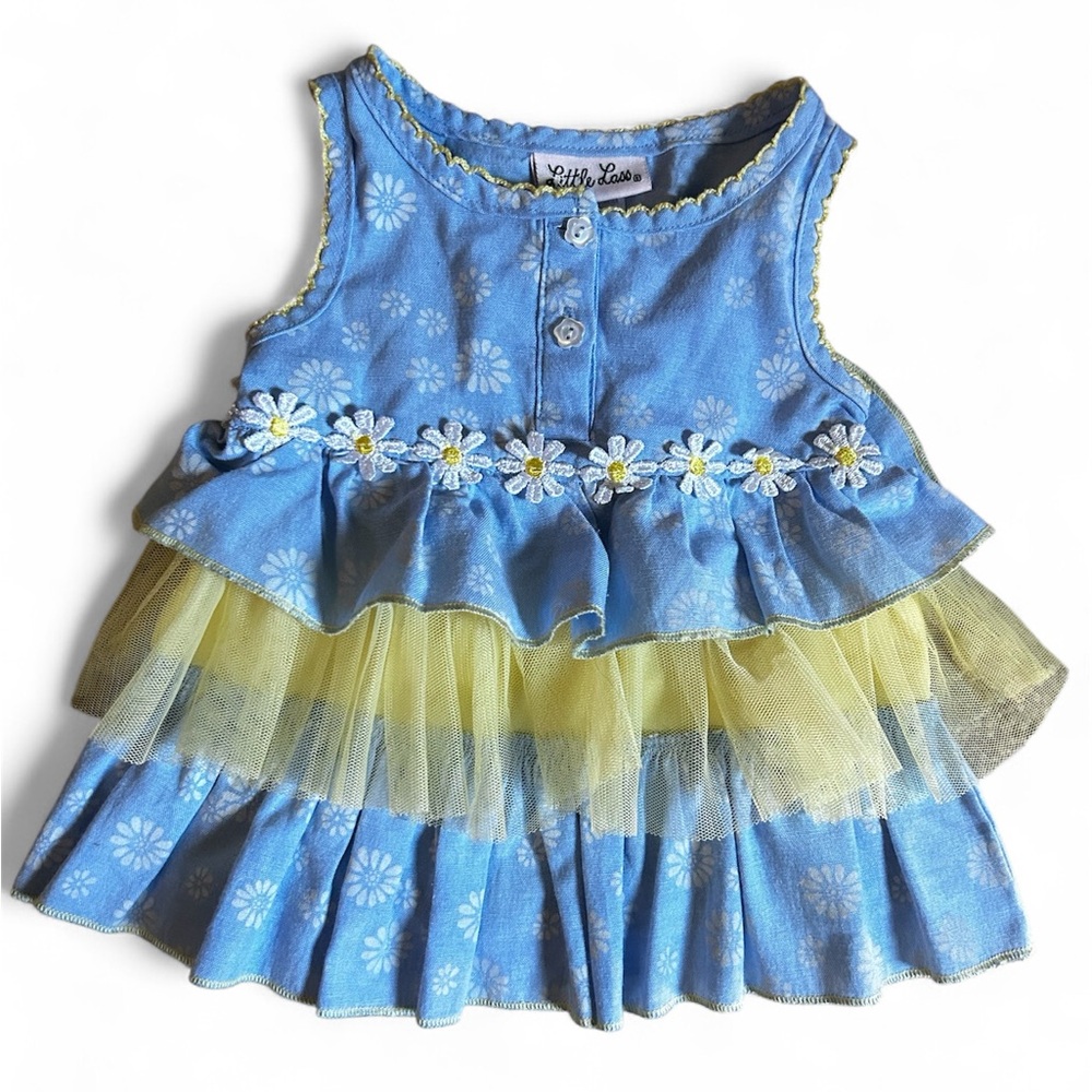 Little Lass Daisies Dress 12 M